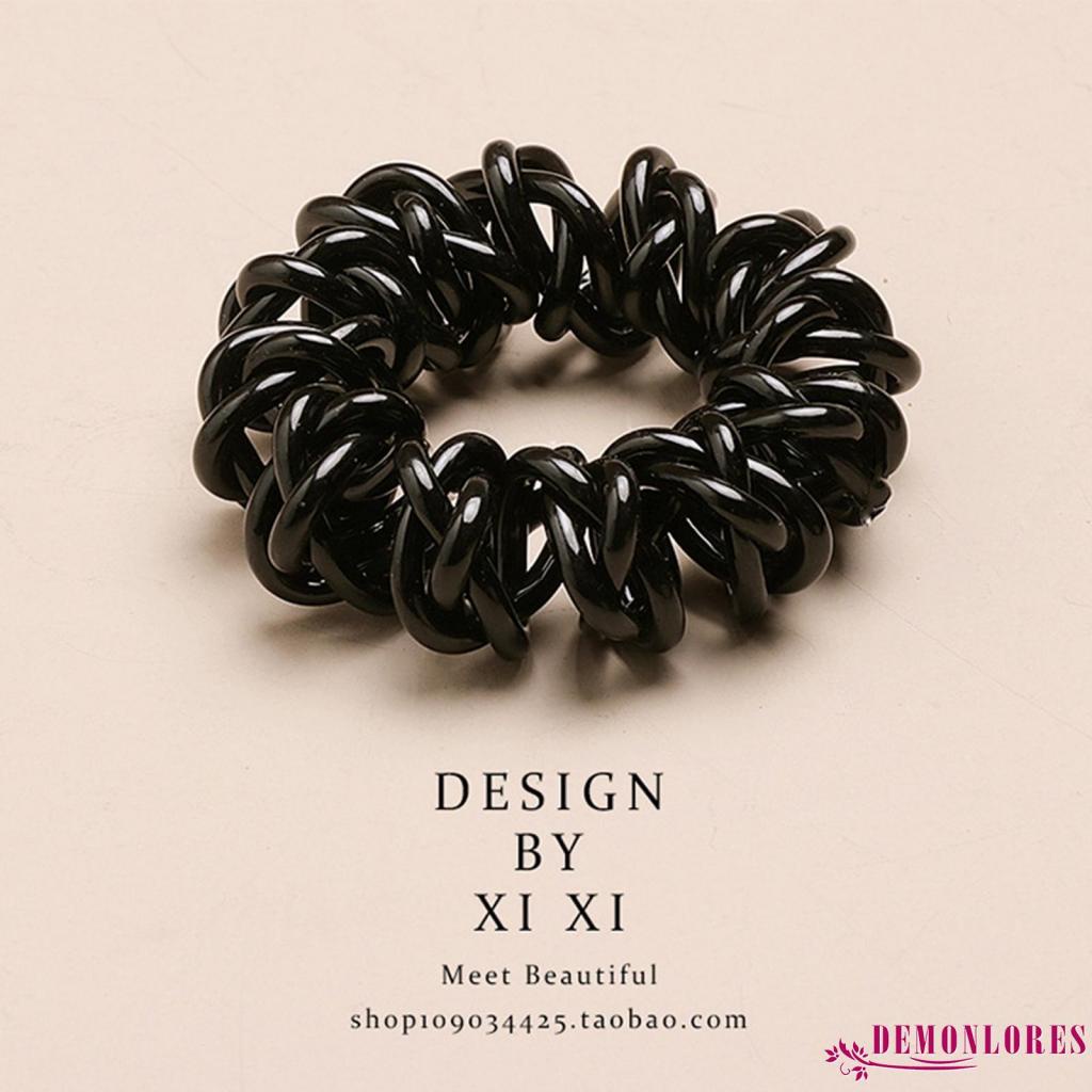Dây buộc tóc điện thoại dạng xoắn ốc cho nữ
