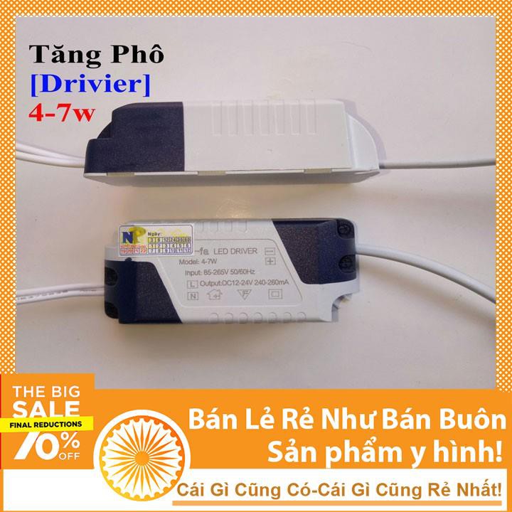 Chấn Lưu 4W - 7W đầu tròn