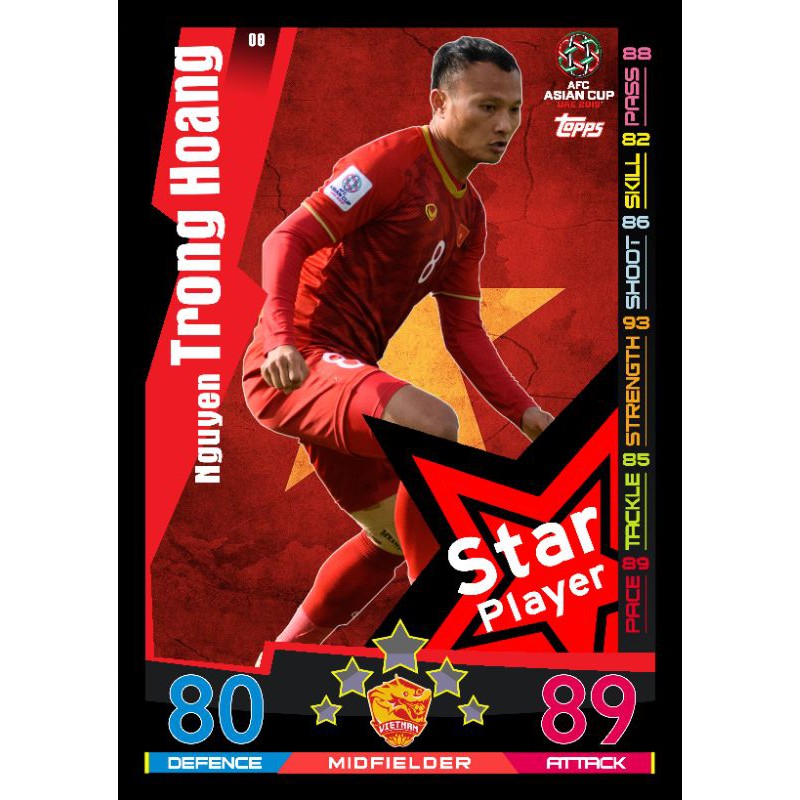 Full thẻ cầu thủ ĐTVN ( Poca )