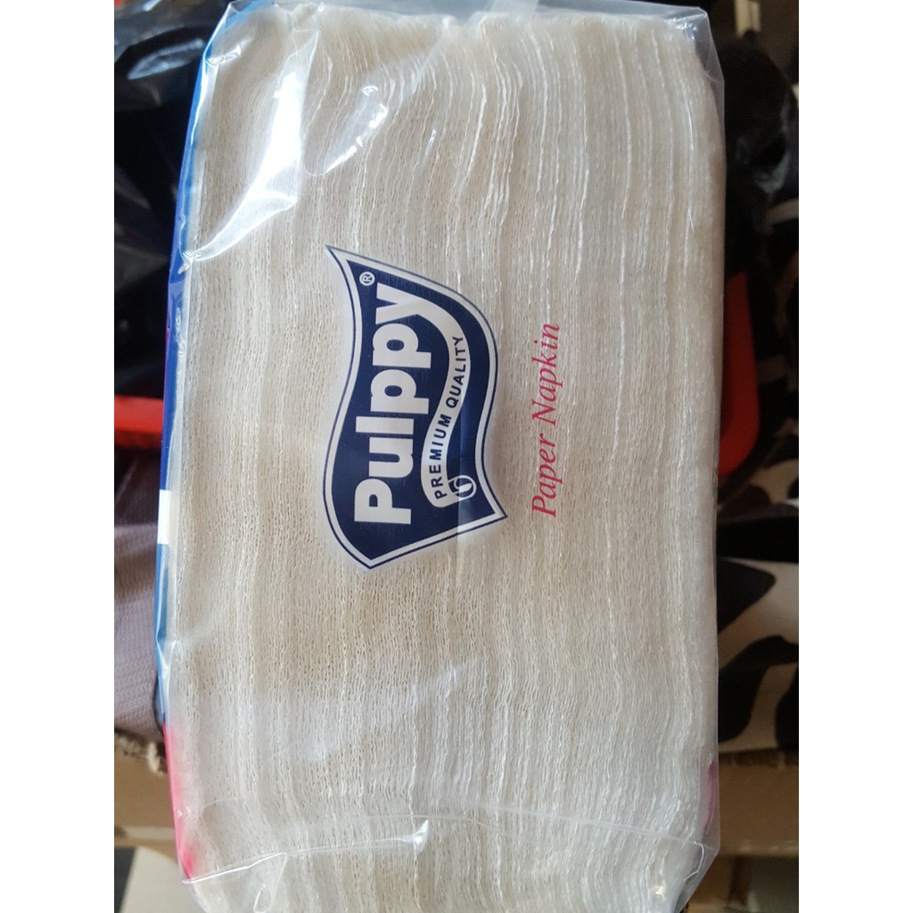 Khăn Ăn Pulppy 100 Tờ paper napkin hàng sale khuyến mãi giá rẻ