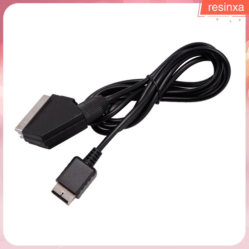 1.8M RGB Cable TV AV Replacement for PS2 3 Console Supports PAL Only