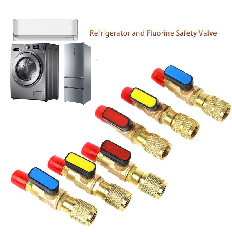 Van Làm Lạnh Từ Đầu Cắm 1 / 4 &quot;Sang Ổ Cắm 5 / 16&quot; SAE R410A Chuyên Dụng