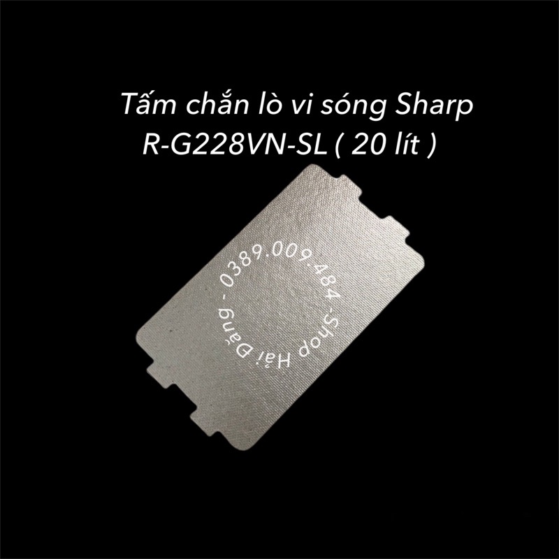 Tấm chắn lò vi sóng Sharp R-G228VN-SL 20 lít chính hãng