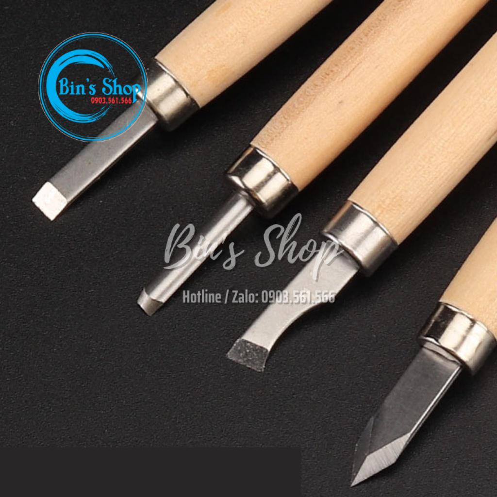 Bộ Dao Chạm Trổ Điêu Khắc Gỗ, Làm Mô Hình, Tỉa Hoa Quả, Khắc Dưa Hấu - Bin’s Shop Handmade