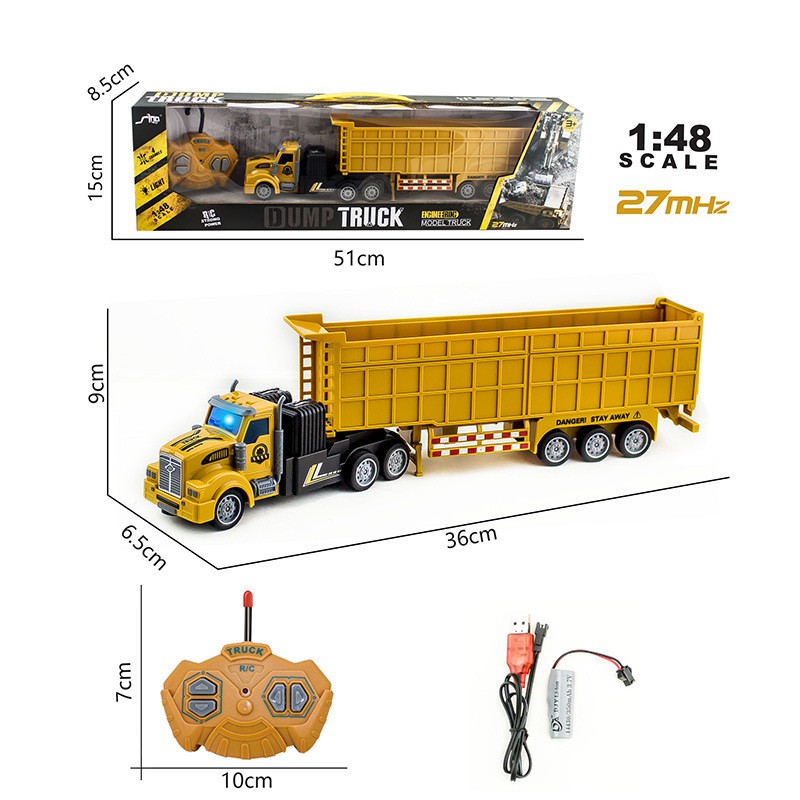 Xe tải công trình điều khiển từ xa mới nhất 2021