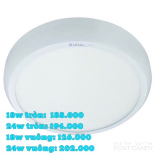 ĐÈN LED ỐP TRẦN DUHAL