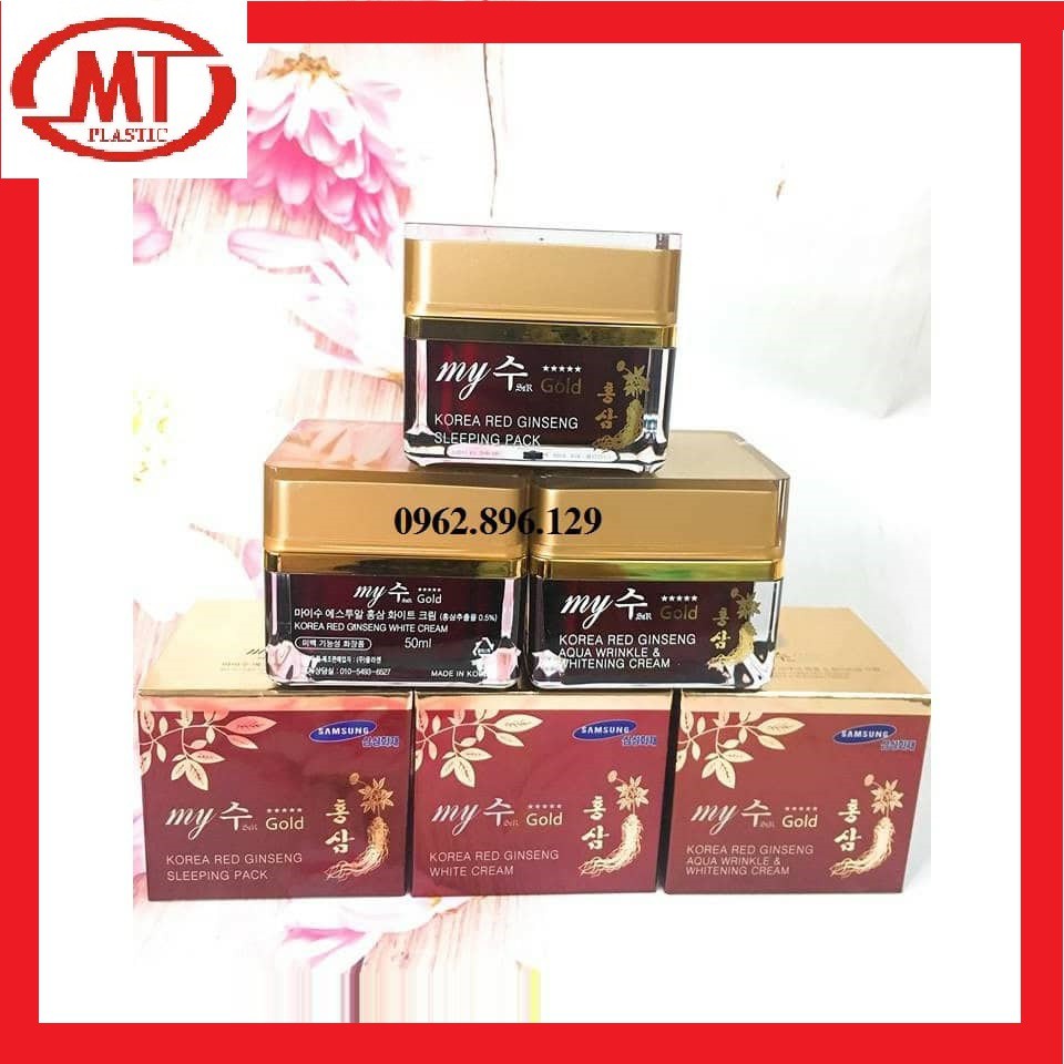 [auth] Kem dưỡng  trắng da, bay nám hồng Sâm My Gold Hàn Quốc hộp 50g date mới nhất