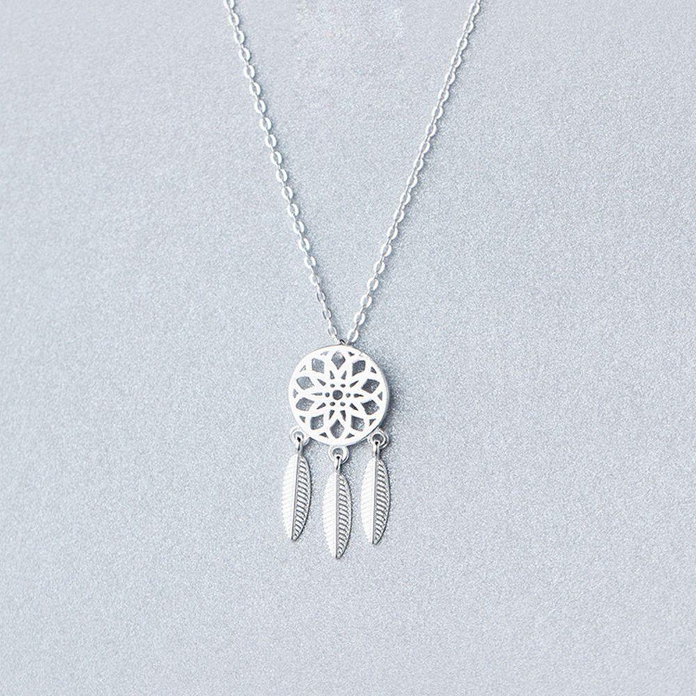 Vanes1 Vòng Cổ Choker Mặt Dreamcatcher Rỗng Thanh Lịch Làm Quà Tặng Cho Bạn Gái