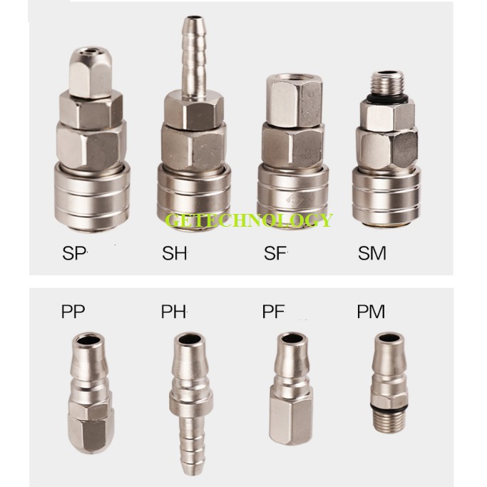 ĐẦU NỐI NHANH PP-SP; PH-SH QUICK COUPLING PP-SP; PH-SH