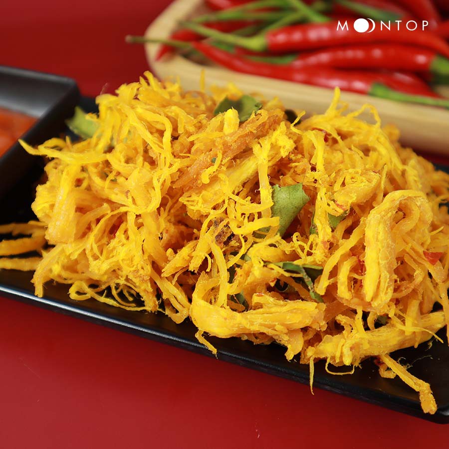 KHÔ GÀ LÁ CHANH THỢ SĂN - Hảo hạng loại 1 - Thịt khô homemade Moontop - Chất từng miếng thịt! | BigBuy360 - bigbuy360.vn