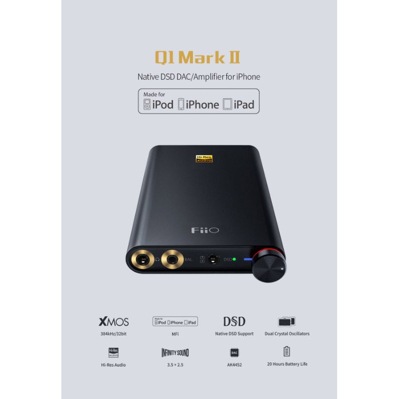 thiết bị âm thanh di động Amp/DAC Fiio