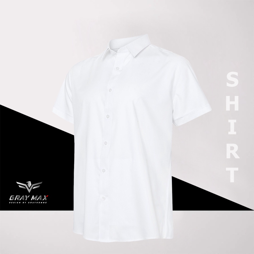 Áo sơ mi nam tay ngắn công sở cao cấp, Sợi Bamboo kháng khuẩn, khử mùi, chống Nhăn