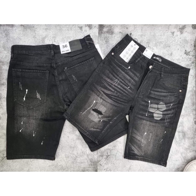 (big size <130kg) Quần short jean nam big size