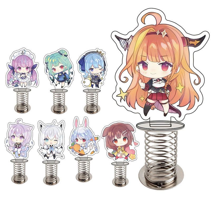 Mô hình đứng acrylic nhân vật Aqua Akai Shirakami Pekora Natsuiro Inugami Sakura Hololive làm quà tặng cho trẻ em