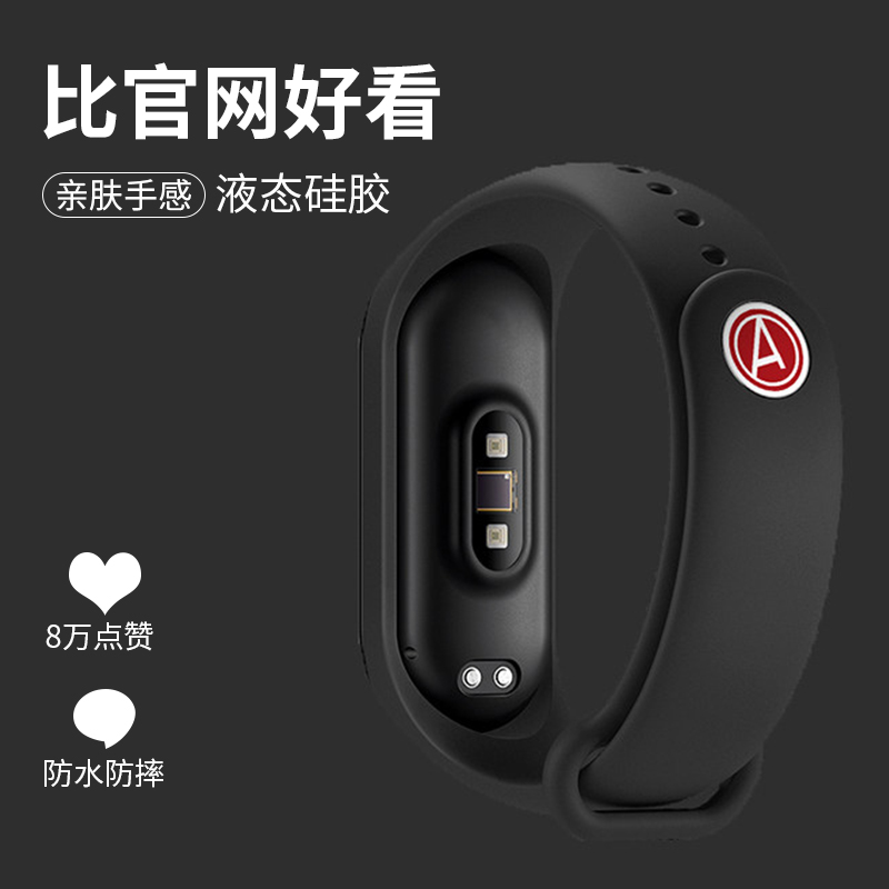 Dây Đeo Silicon Thay Thế Cho Vòng Đeo Tay Thông Minh Xiaomi Band 4 Millet 3nfc Silicone