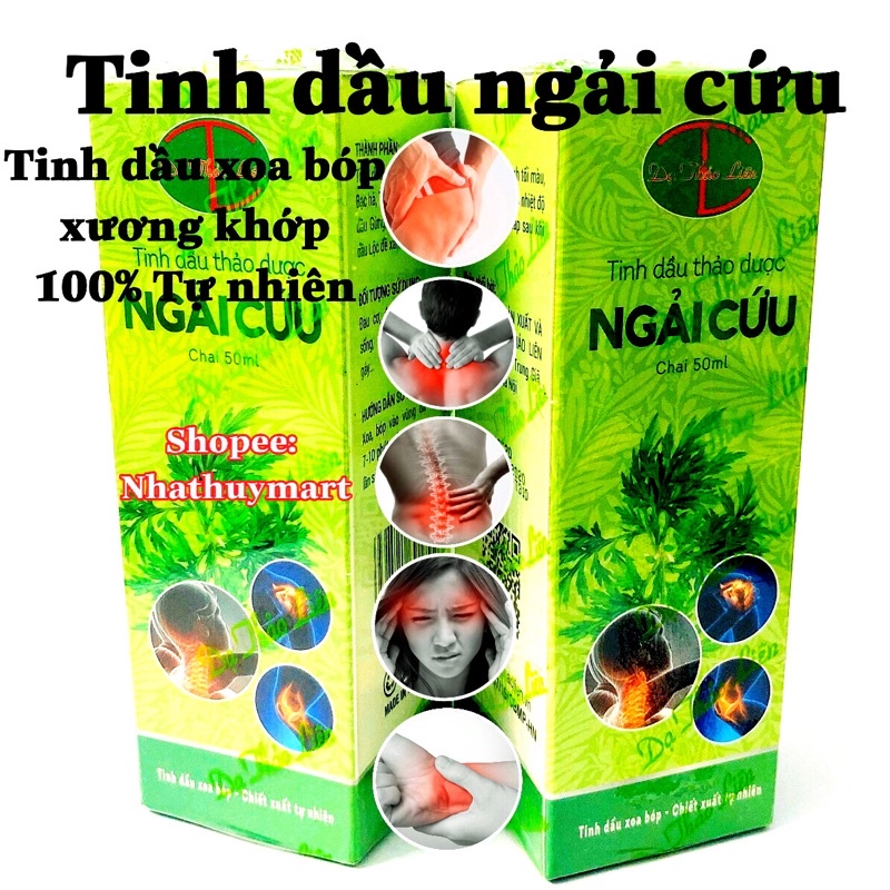 Tinh dầu ngải cứu xoa bóp xương khớp, tinh dầu thảo dược Dạ Thảo Liên