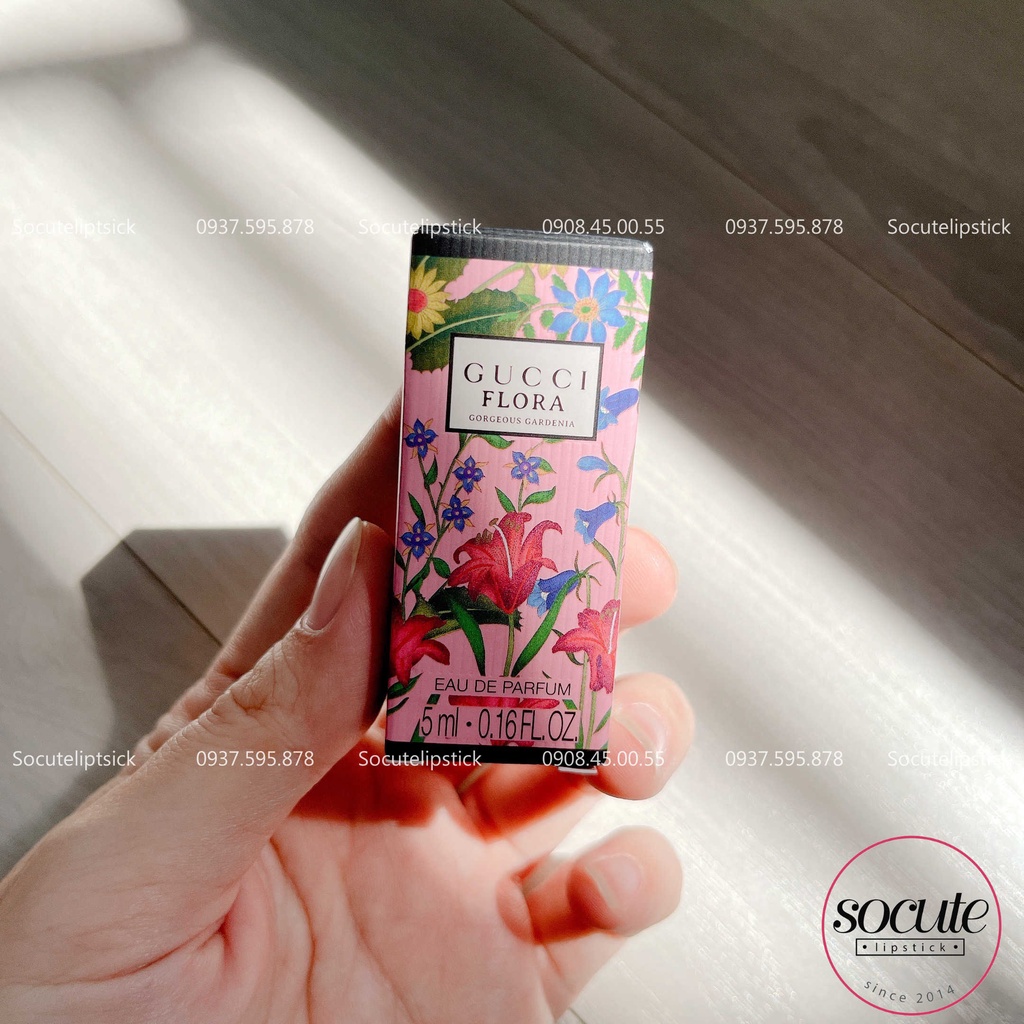 [Bill Sephora] Nước Hoa Gu Xì Flora Gorgeous Gardenia EDP 5ml Guucci 30ml