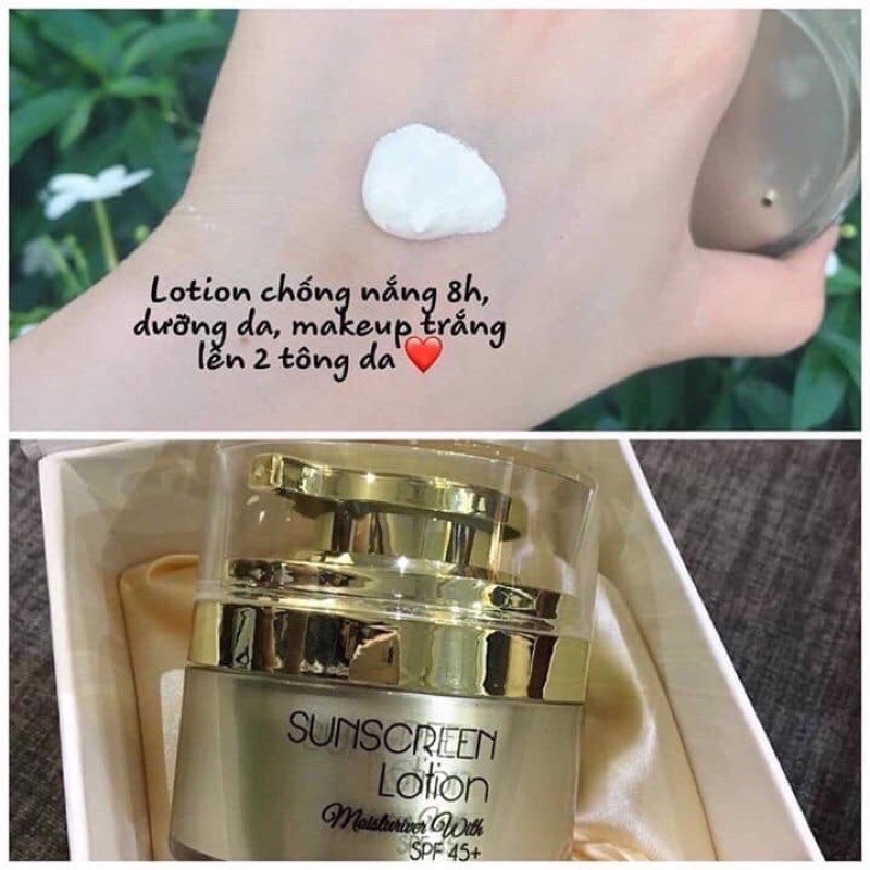 Combo kem ngày, kem đêm, kem hồng sâm, mặt nạ nghệ, sữa rửa mặt hàng chuẩn