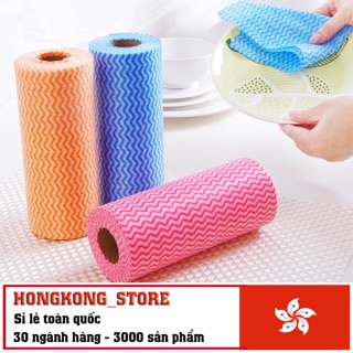 Cuộn khăn lau chén đĩa dùng 1 lần tiện dụng - Khăn lau bát đĩa dùng 1 lần