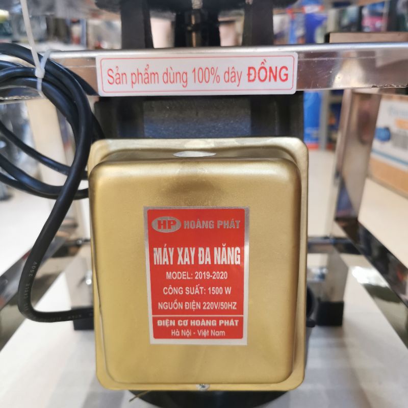 Máy Xay Giò Chả Lụa Loại 2kg Có Bao Đá Công Suất 1.5Kw Nồi 24CM Tặng Que Đánh Ruốc