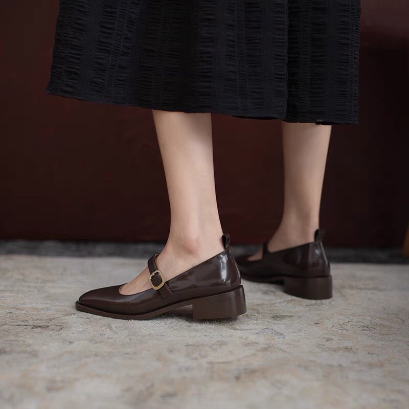 Giày Mary Jane da mềm êm chân