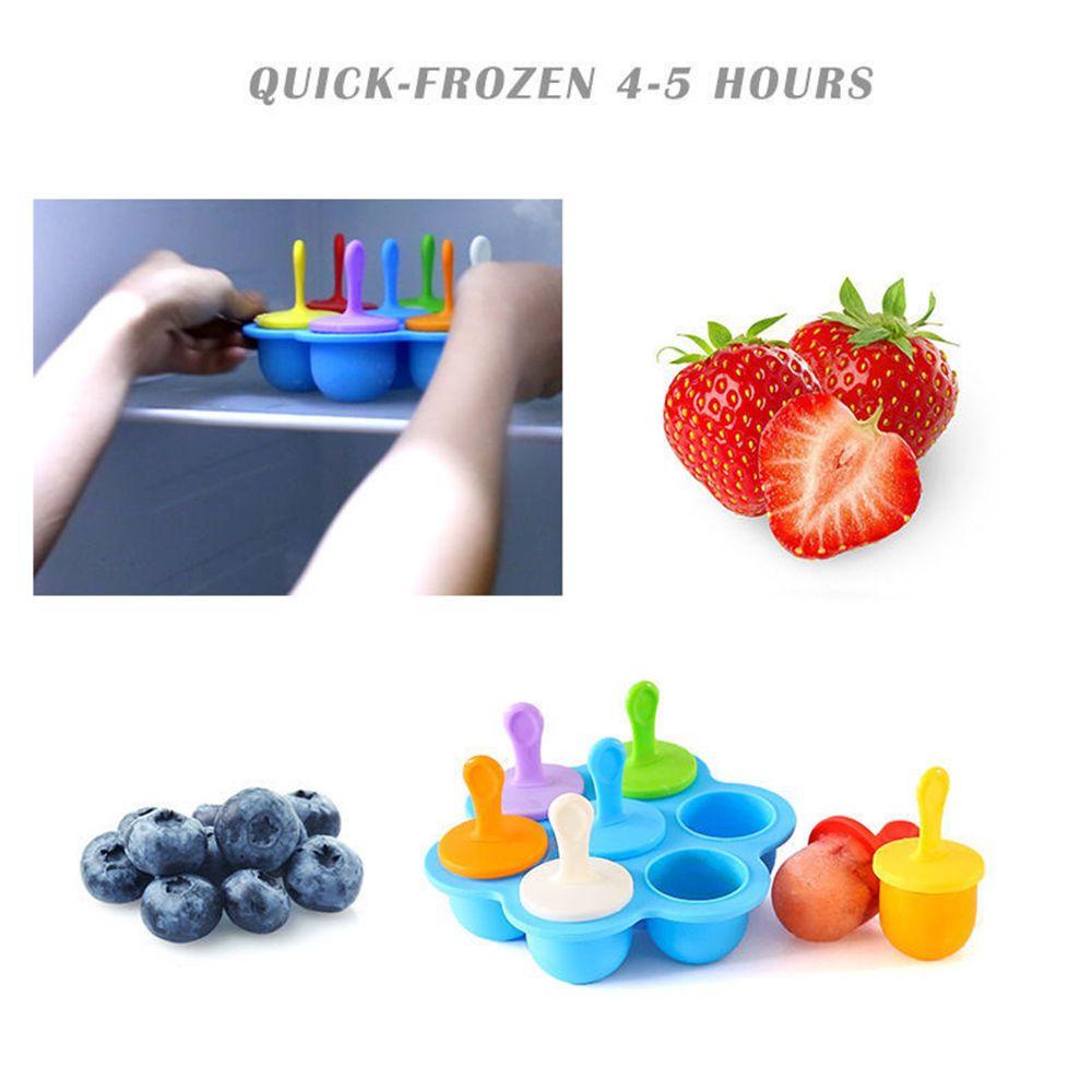 YIYU Khay Làm Đá 7 Ô An Toàn Không Mùi