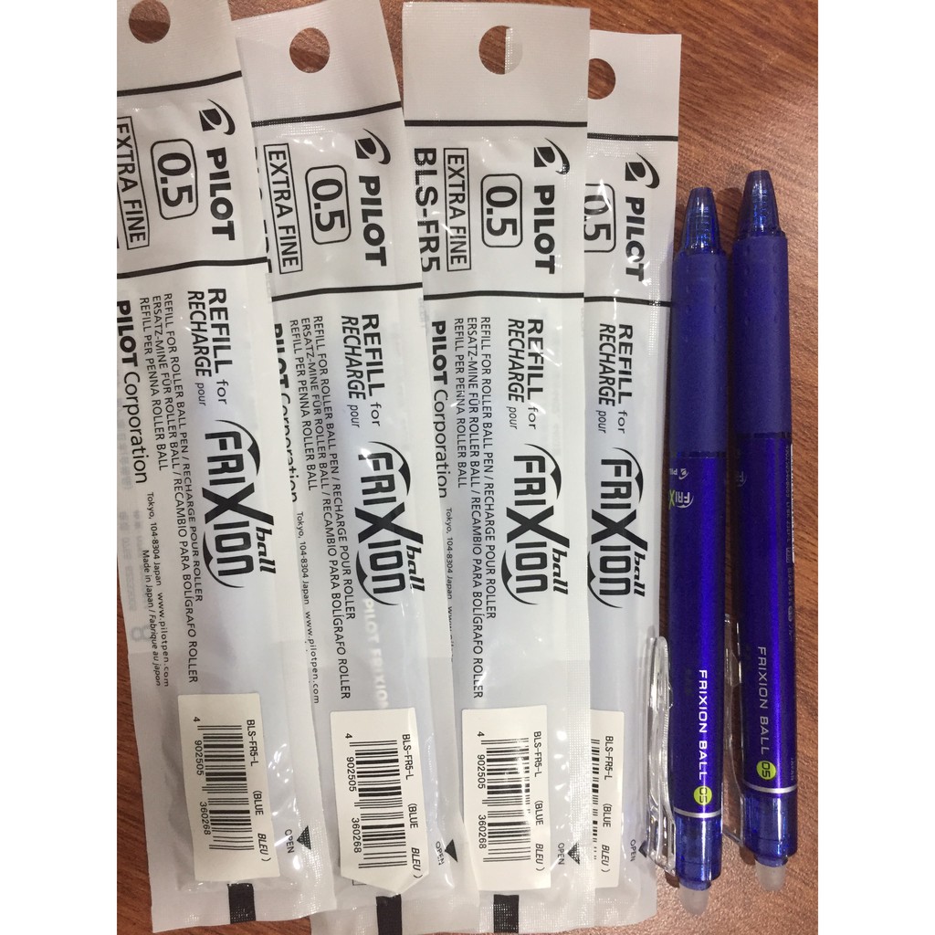 COMBO 1 BÚT 1 NGÒI Bút Bi Tẩy Xóa Được Nhật Bản: Pilot Frixion Ball