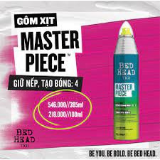 Xịt Giữ Nếp Tóc TIGI Bed Head Masterpiece Hairspray