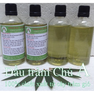 Combo tinh dầu tràm Chú A