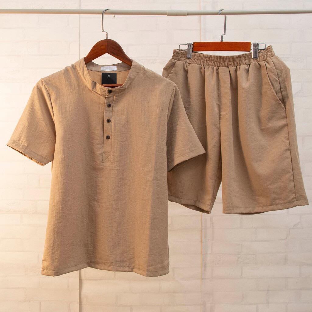 [MÃ ADAM88 GIẢM 10k đơn 200k] Bộ Quần Áo Đũi Nam Vải Dày Dặn, Co Giãn, Thoáng Mát, Trẻ Trung, Thoải Mái - Adam Store | BigBuy360 - bigbuy360.vn