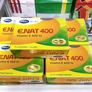 ENAT 400-Vitamin E 400 IU (Hàng chuẩn công ty Mega nhập khẩu Thái Lan)