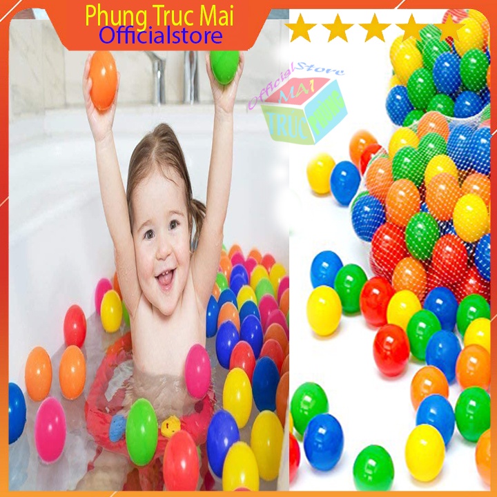 Đồ chơi cho bé 100 quả bóng nhựa Việt Nam kích thước 5.5cm  7.5cm 10cm 15cm 18cm 20cm Phùng Trúc Mai Store