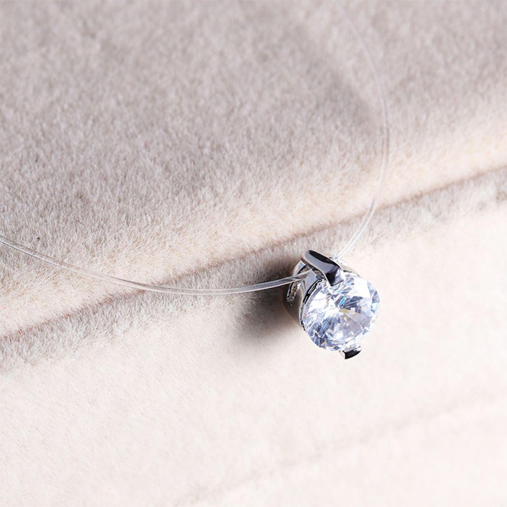 BACK2LIFE Vòng Cổ Dây Câu Cá Vô Hình Thời Trang