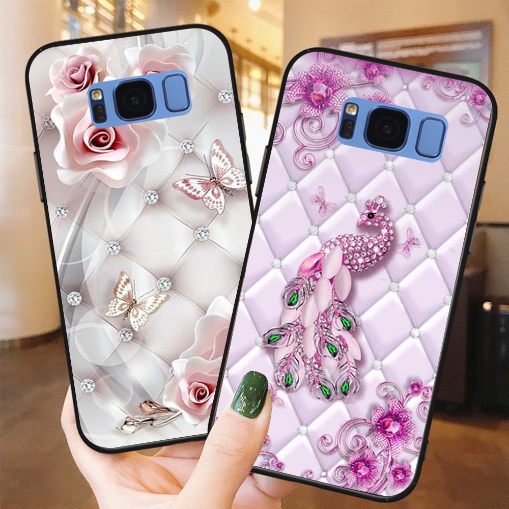 Ốp lưng điện thoại Samsung s8 / s8 plus / s8+ in hình phong cách nữ sang chảnh