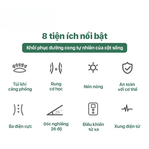 Máy massage thắt lưng,matxa lưng,hỗ trợ giảm đau vùng thắt lưng hiệu quả