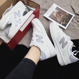 [Ảnh tự chụp + phản quang] Giầy thể thao sneaker nb crt 300 trắng xám có phản quang