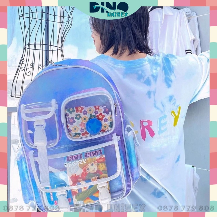 Balo Thời Trang Degrey Sky Tím Loang | Chuẩn Cao Cấp