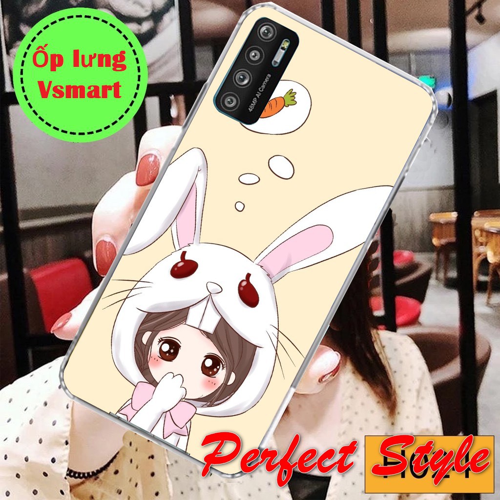 Ốp lưng Silicon in UV Thỏ cute Xiaomi note 5 6 note 7 8 redmi 6 pro mi 8 se mi 8 lite Poco f1 4x redmi 5 plus Note 3 pro