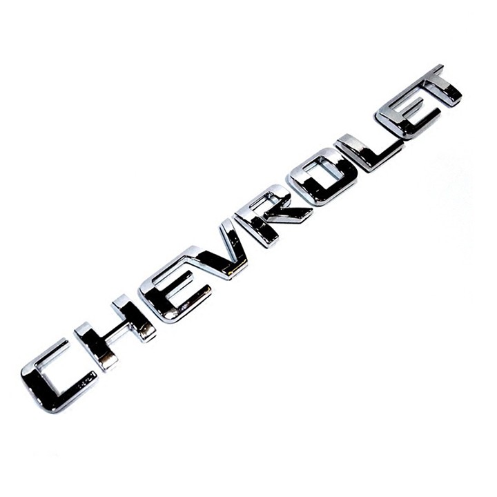 Logo kim loại chữ nổi CHEVROLET