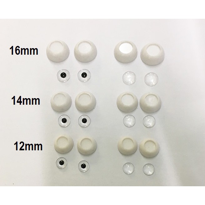 Mắt búp bê chưa tô tròng