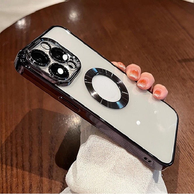 Ốp Điện Thoại TPU Mềm Trong Suốt Chống Sốc Bảo Vệ Ống Kính Máy Ảnh Cho iphone14 pro max 12 / 13 / 11 pro max