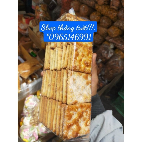 500g bánh lạc đường 45k. Mua ăn để ko biết đường về
