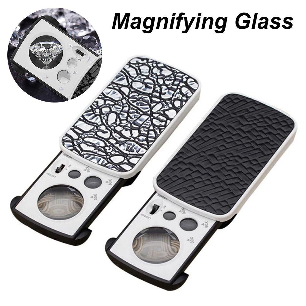 KUNHEV Kính Lúp Phóng Đại Trang Sức 30X 60X 90X Chất Lượng Cao