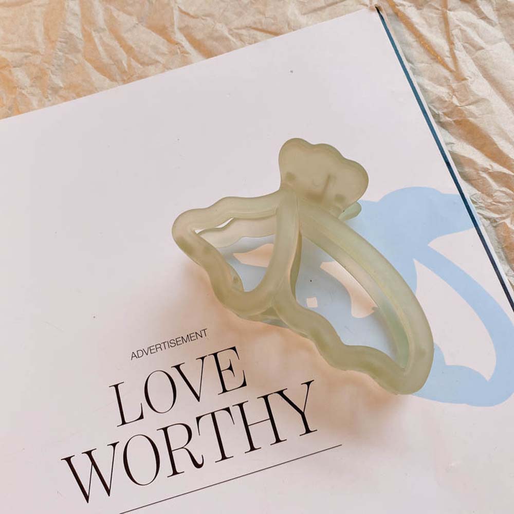 Kẹp Tóc Càng Cua Trong Suốt Nhiều Màu Thời Trang Cho Nữ