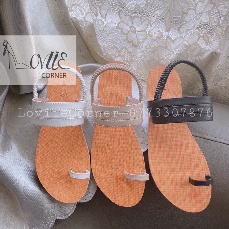 SANDAL NỮ XỎ NGÓN LOVIIECORNER - GIÀY SANDAL NỮ ĐẾ BỆT XỎ NGÓN - SANDAL NỮ DÂY CHÉO GIẢ GỖ S210701