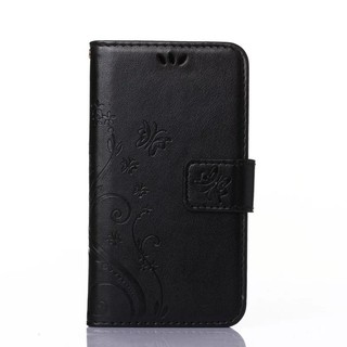 For [ Sony Xperia Z3 Mini ] Embossed Flower PU Leather Wallet Flip Stand Case
