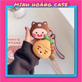 Case airpod 1/2/pro hoa quả cute (kèm phụ kiện)