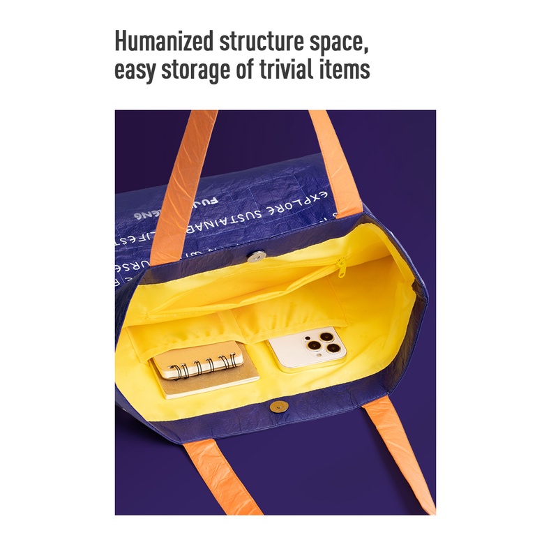 MAH Túi vải thiết kế in ấn nguyên bản Túi đeo vai chủ đề đại dương