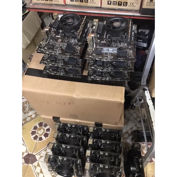 Combo AMD Main Msi A320+Cpu zyzen 1500x+ ram 8g tản nhiệt nhôm chiến mọi game