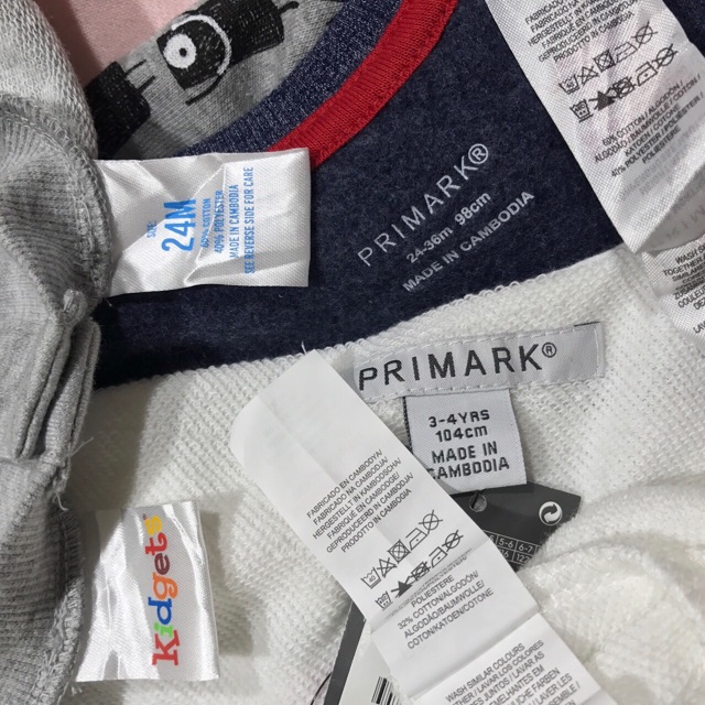 Áo nỉ primark